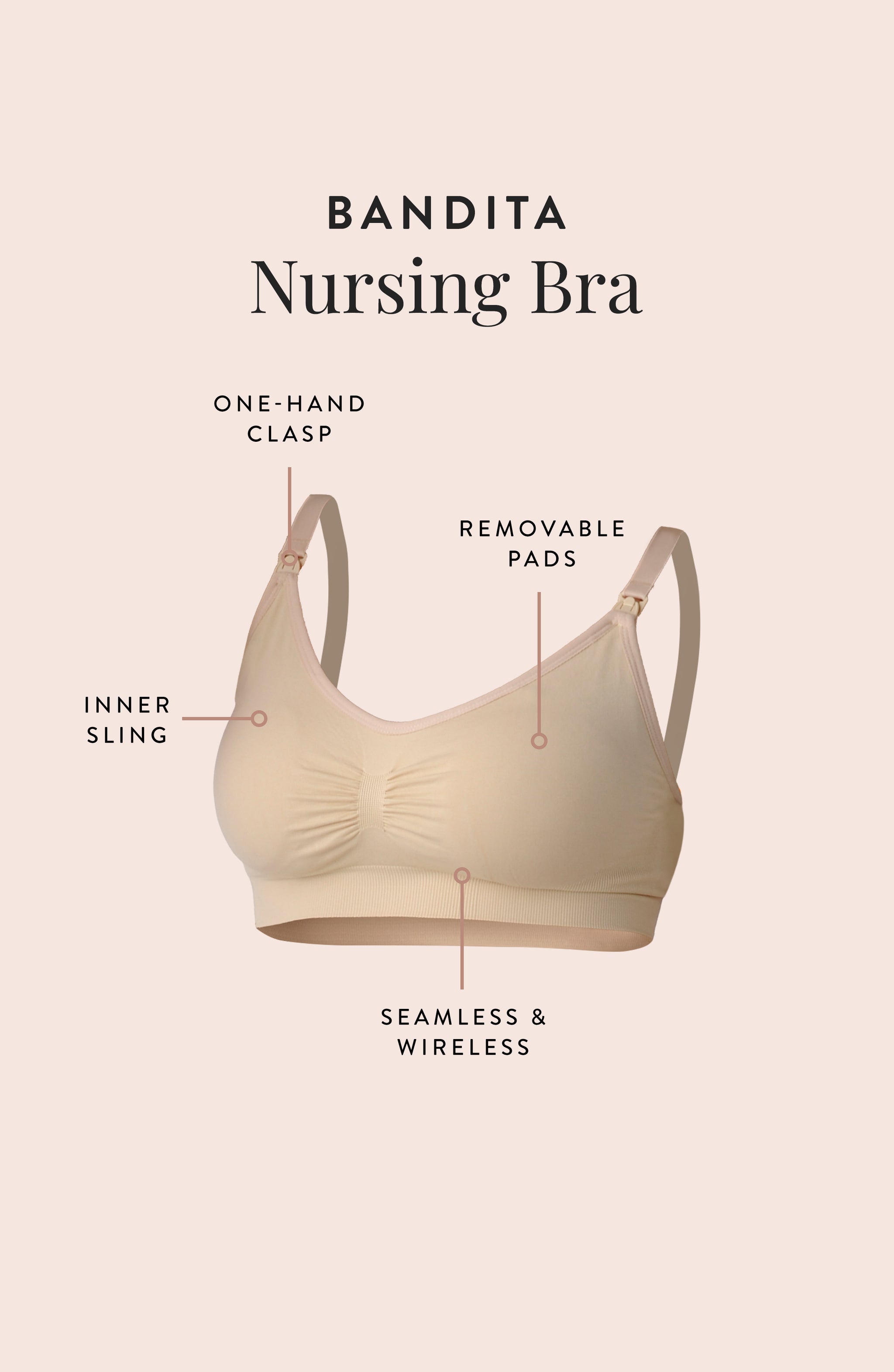 Maternity Wireless Nursing Bra Belly Bandit