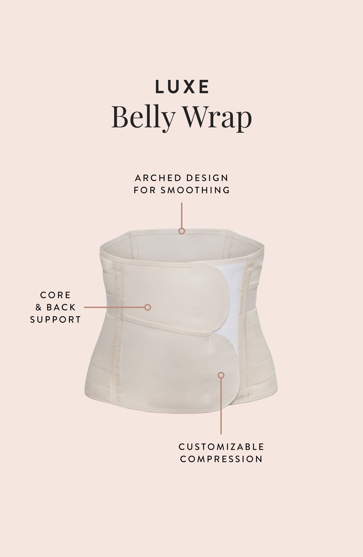 UpSpring Shrinkx Belly Post Pregnancy Belly Wrap - Black - Babymama