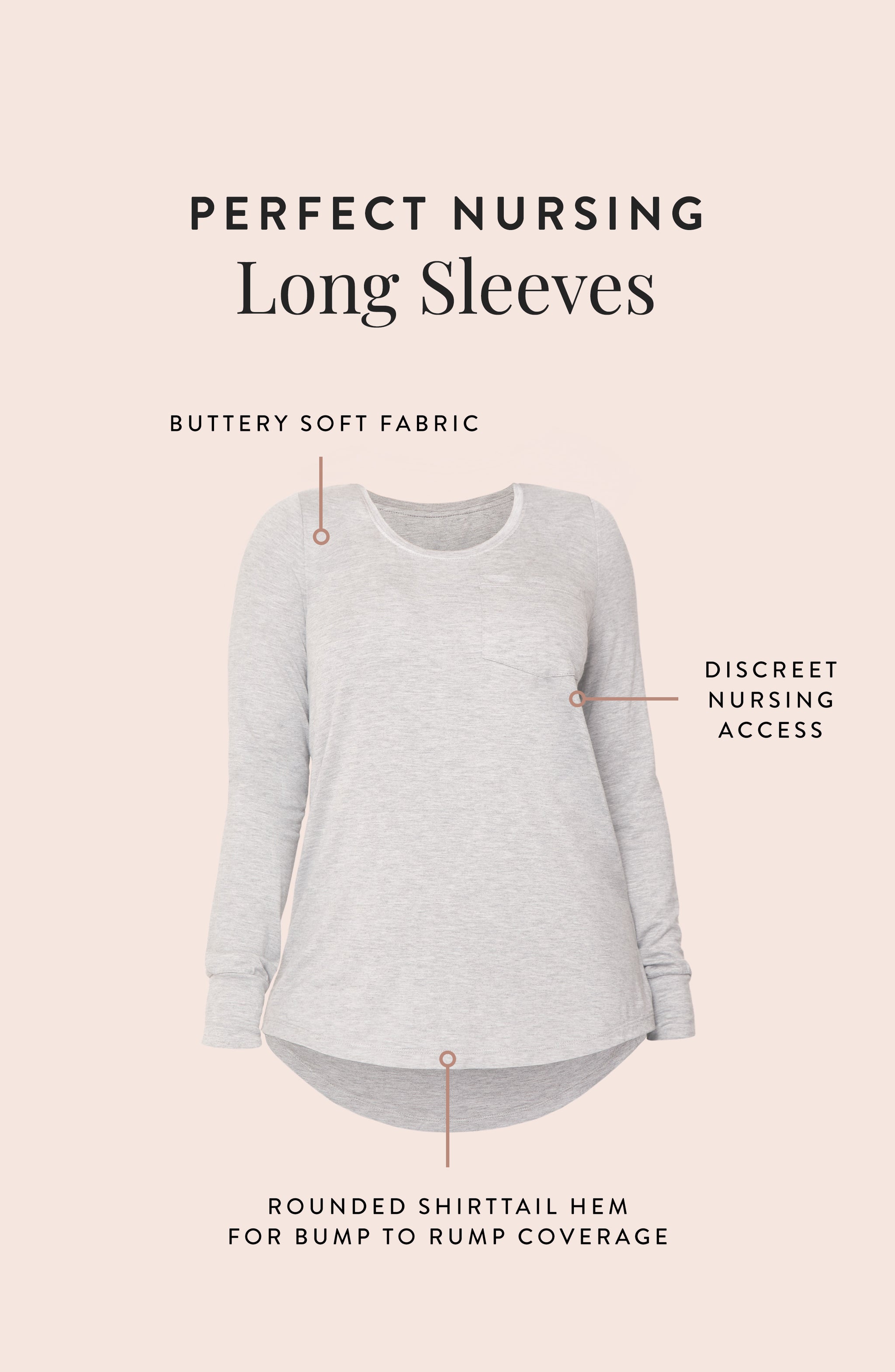 Nursing long sleeve hotsell