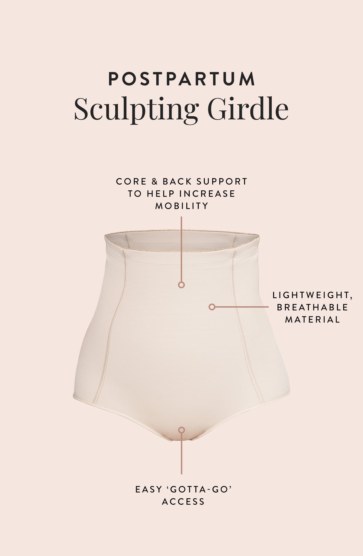 Postpartum Sculpting Girdle – Belly Bandit