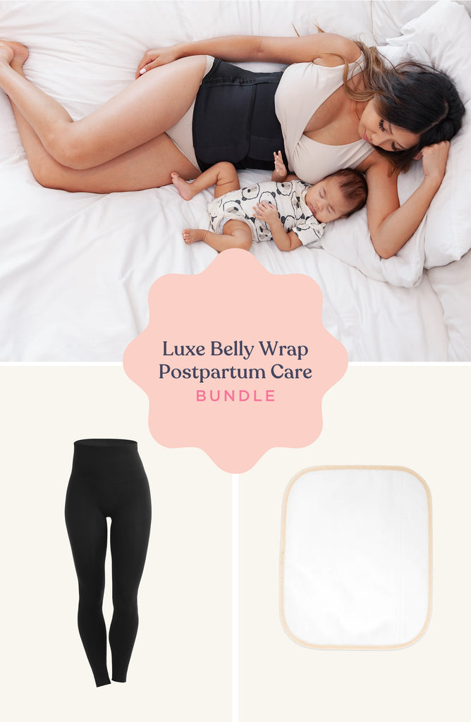 Luxe Belly Wrap Postpartum Care Bundle