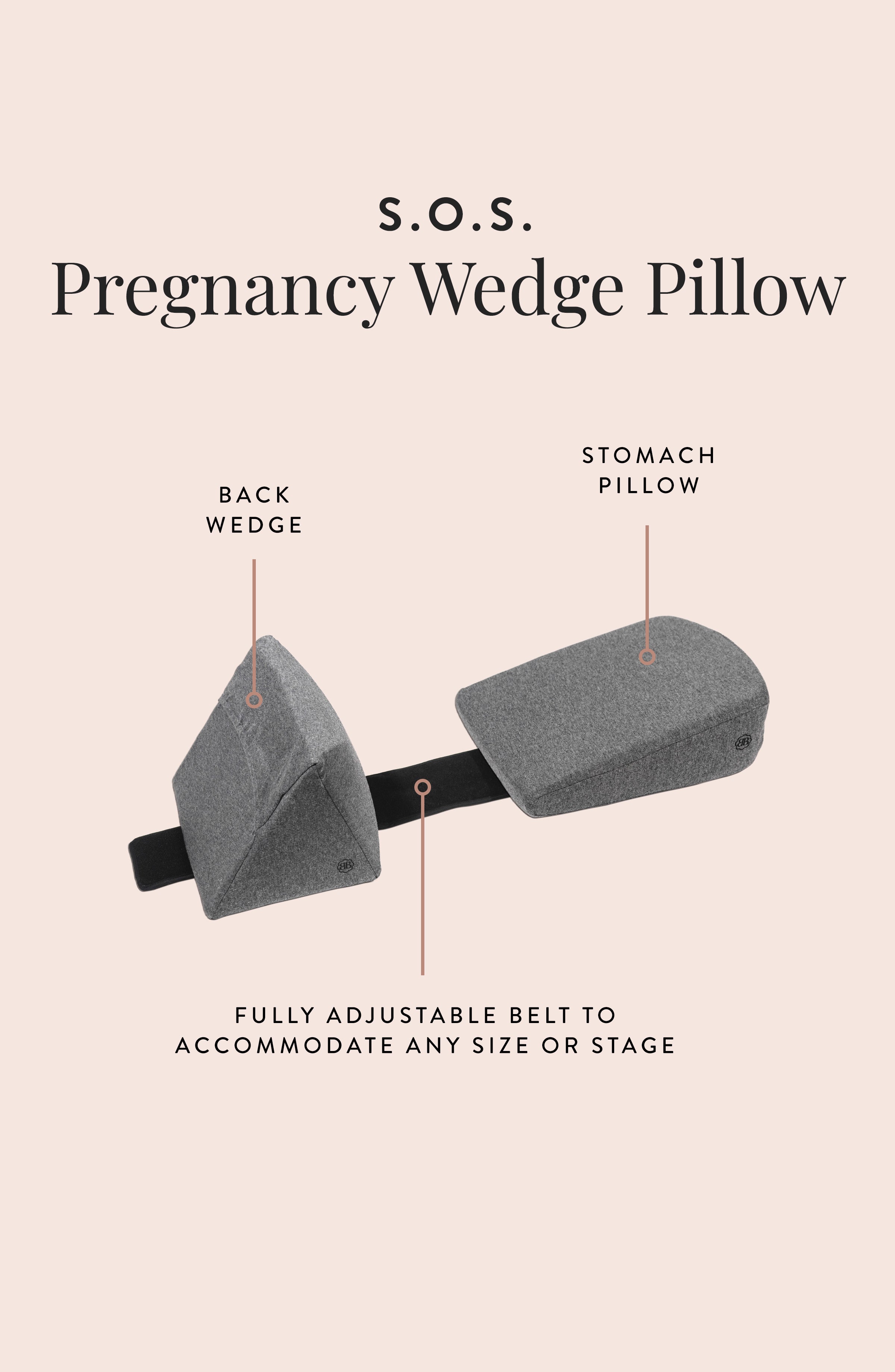 Belly Down Pregnancy Pillow, Pregnancy Pillow Stomach Sleeper