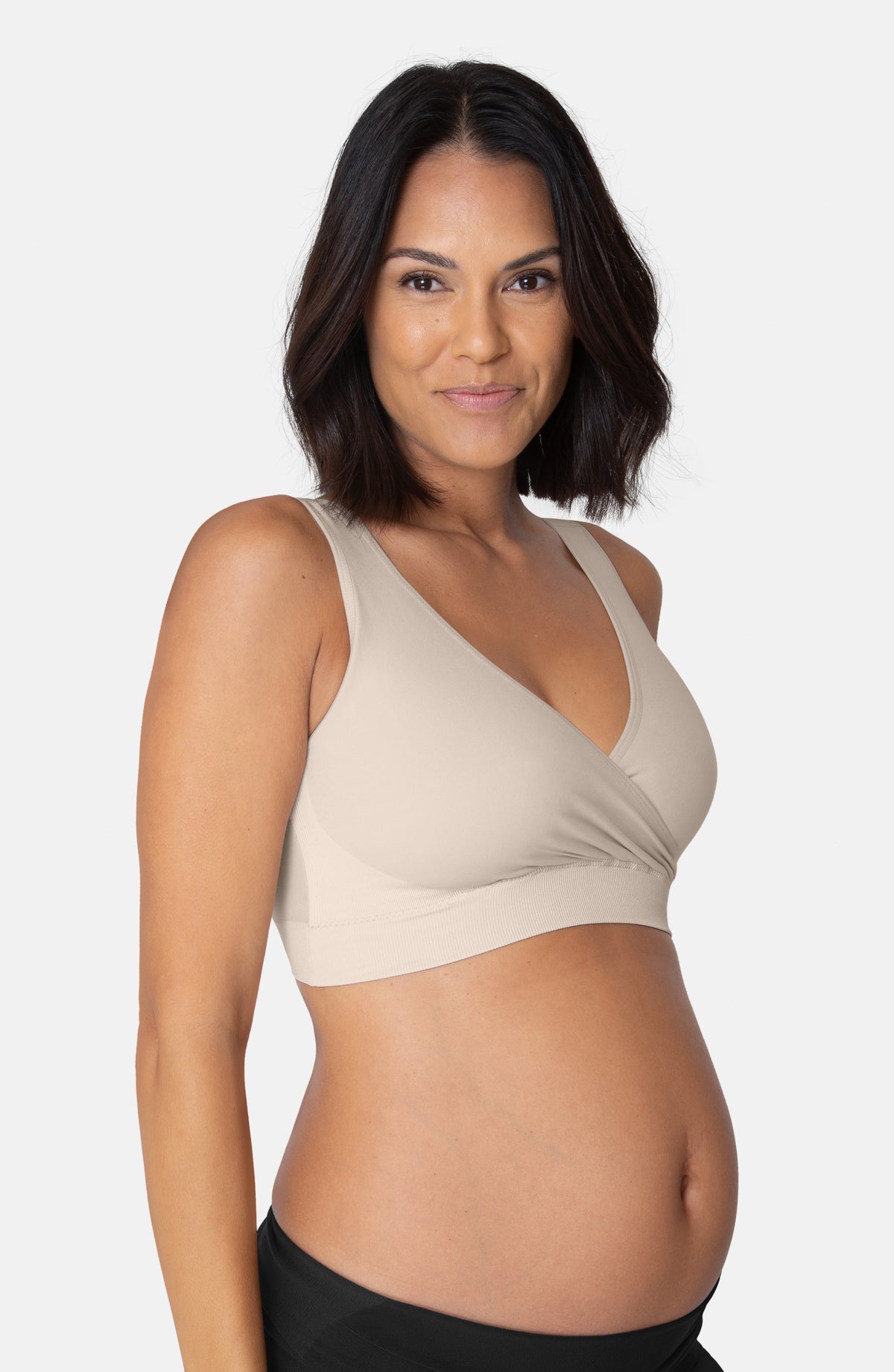 Fourdir Halter Bras for Women Maternity Vest Tops Pregnant Plain Women's  Bra Bras Color Women Bra