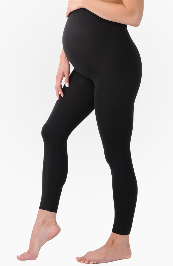 Terramed Just Think Comfort Maternity Leggings Maternity Belly Support Compression  Leggings Pregnancy Clothes Over The Belly