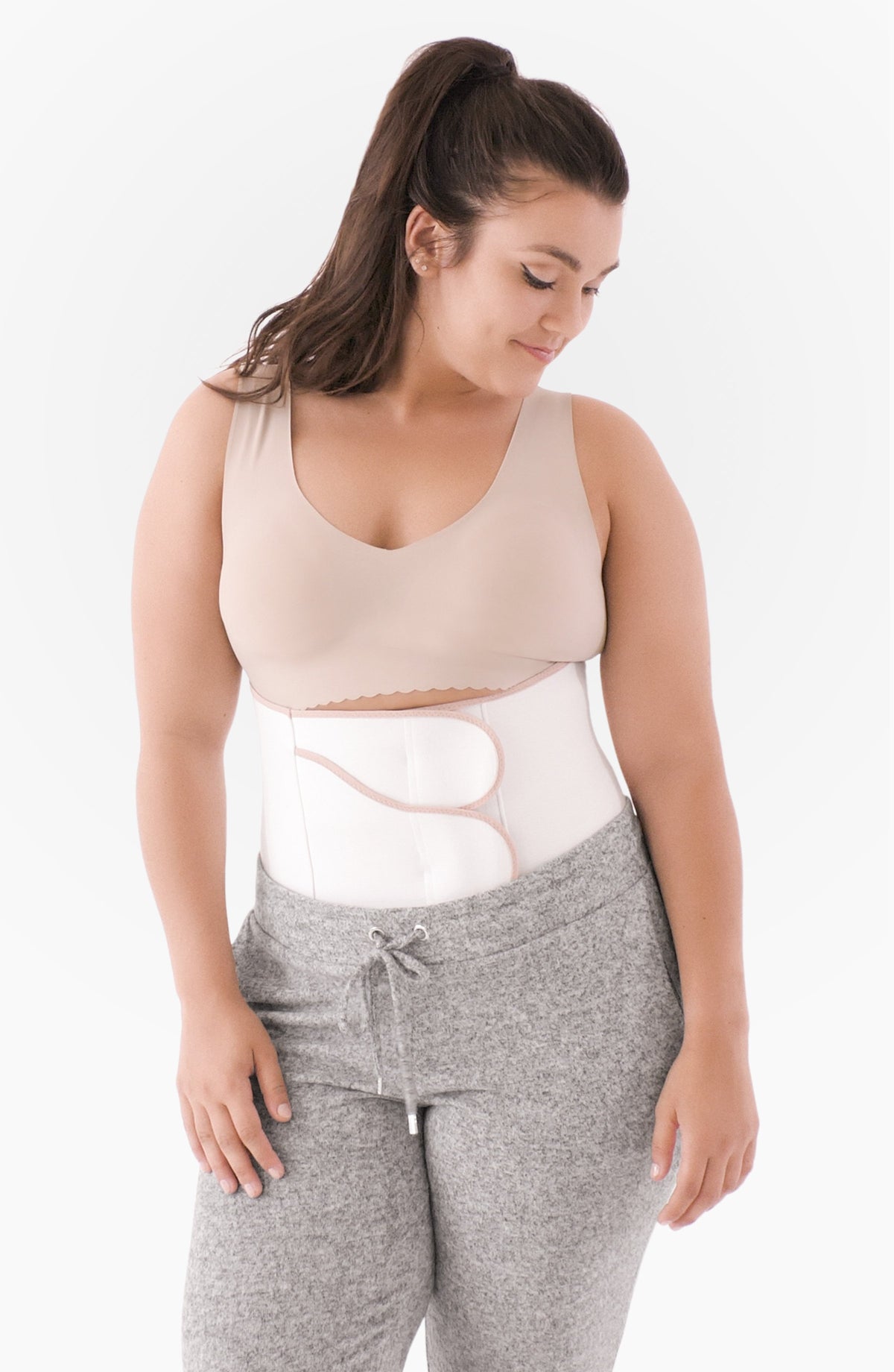 Belly Bandit – B.F.F. Postpartum Belly Wrap – Abdominal Binder and Targeted Compression  Garment for Women – Girdle-Inspired Belly Binder for Postpartum and  C-Section Recovery - Cream, Large at  Women's Clothing