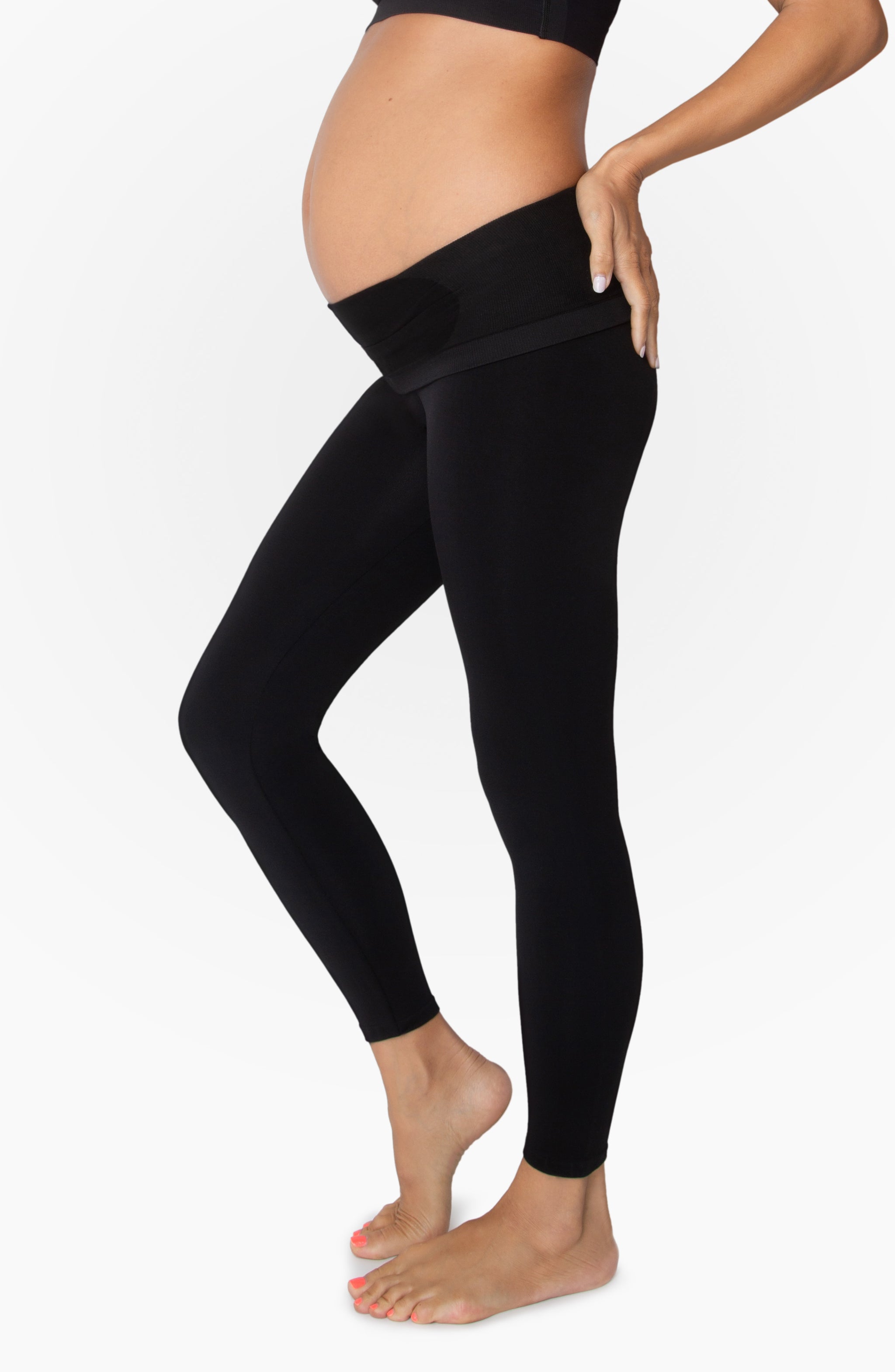 Maternity Leggings with Belly Bump Support Belly Bandit