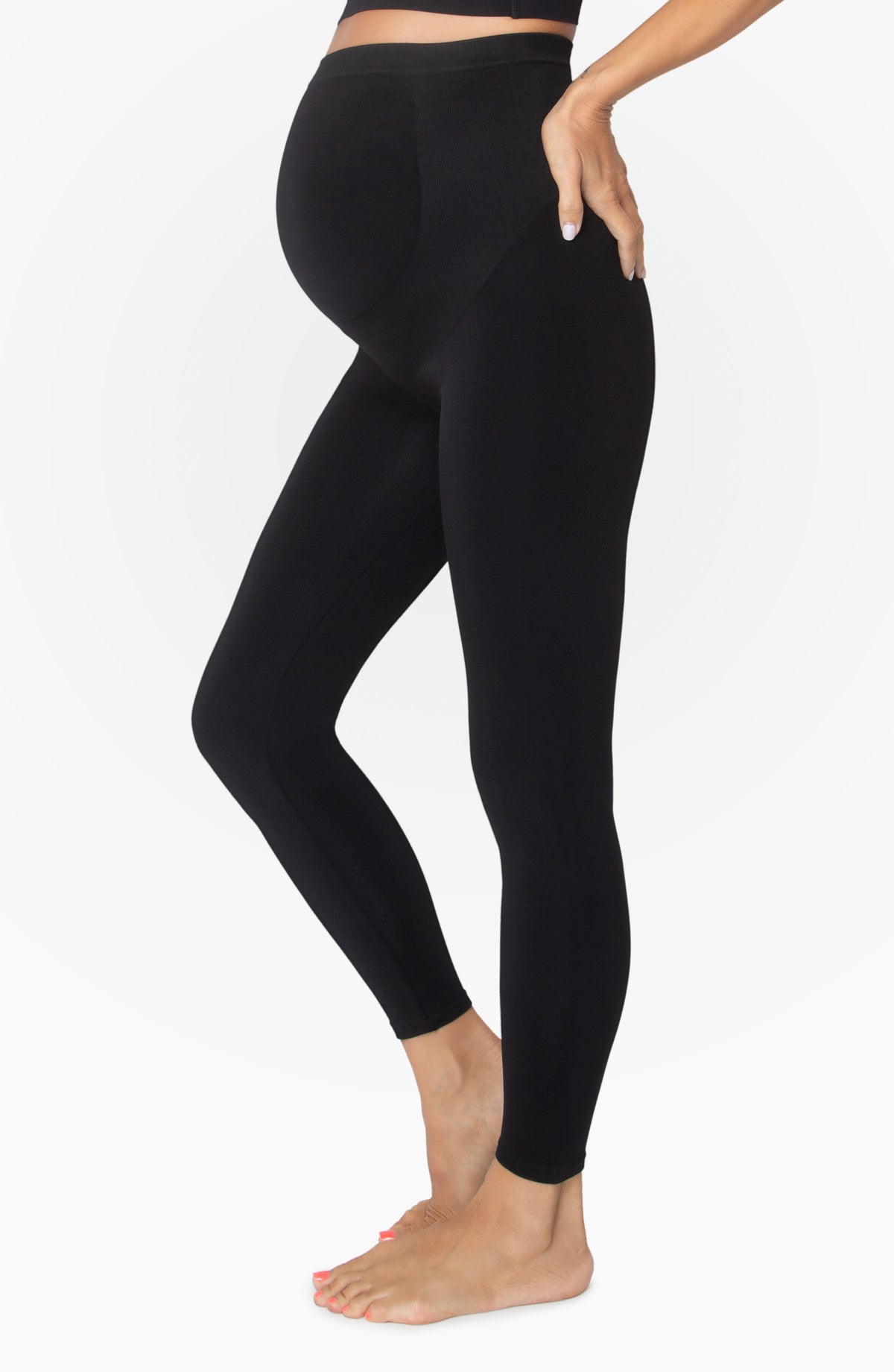 Mamalicious Maternity seamless support over the bump legging in