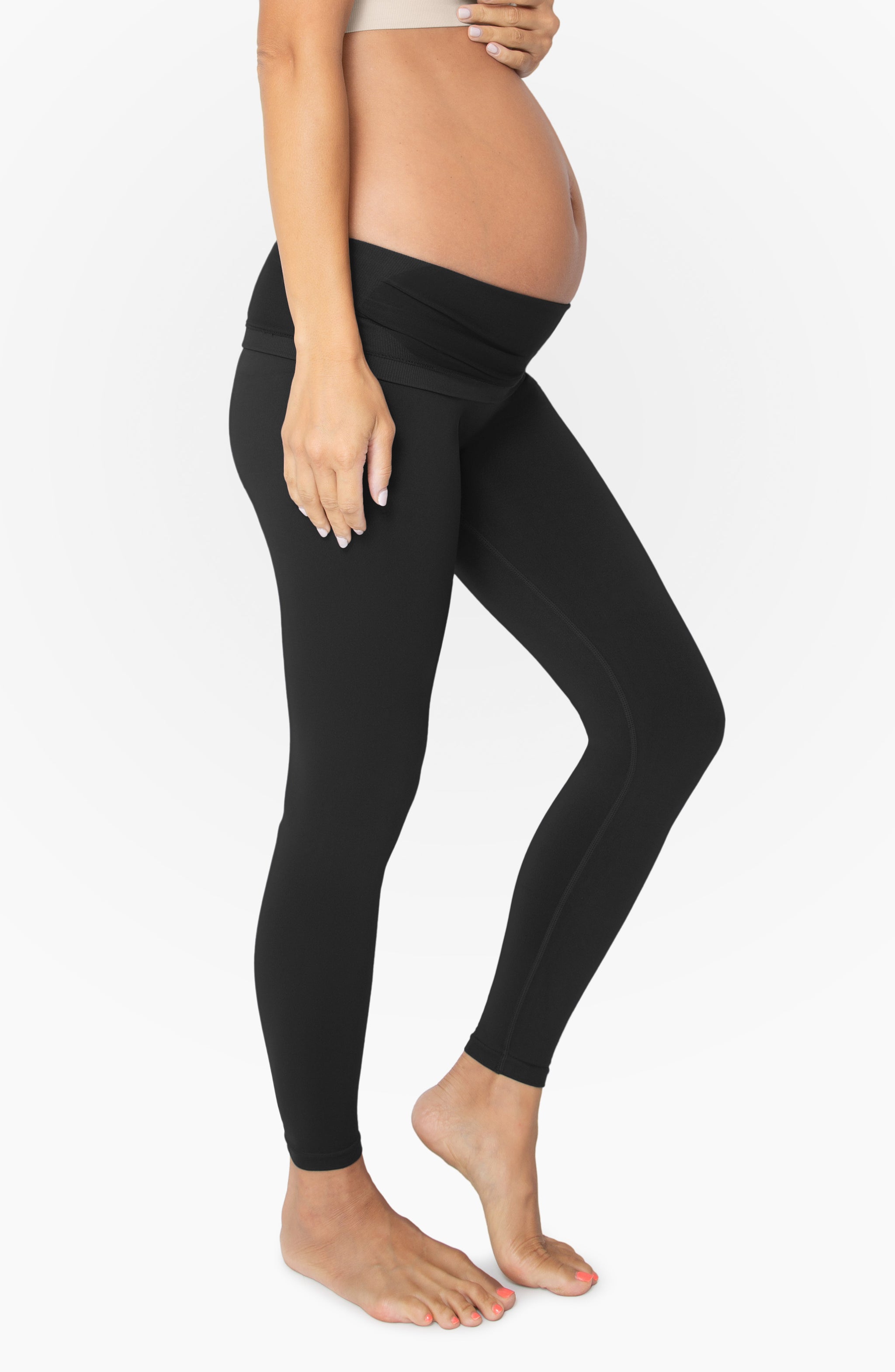 Maternity Leggings with Belly Bump Support Belly Bandit