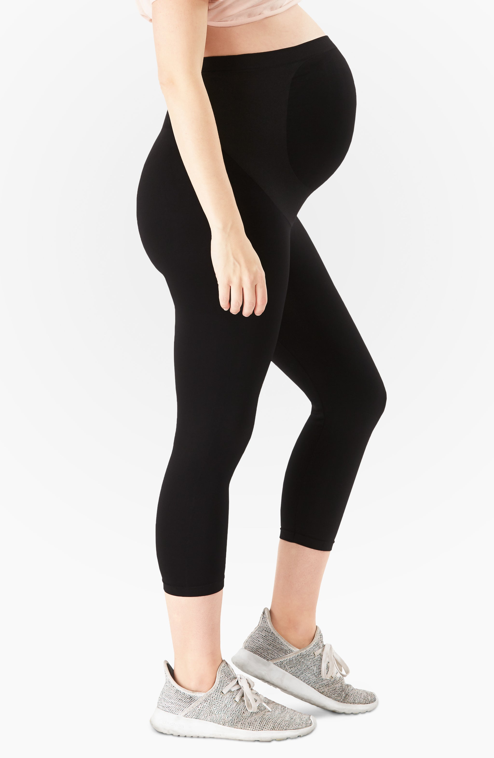 White maternity capri leggings outlet