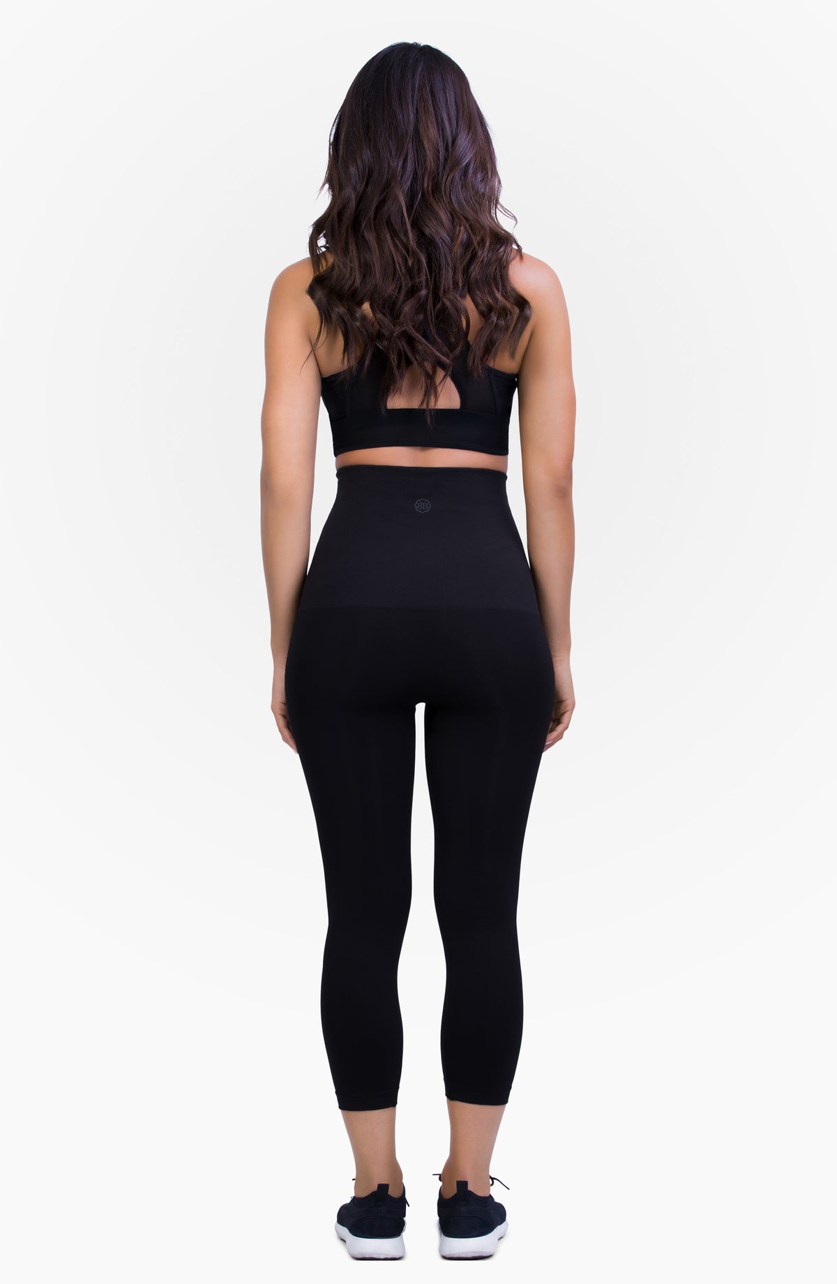 Buy 90 Degree womens mesh contrast capri leggings berry blue black Online