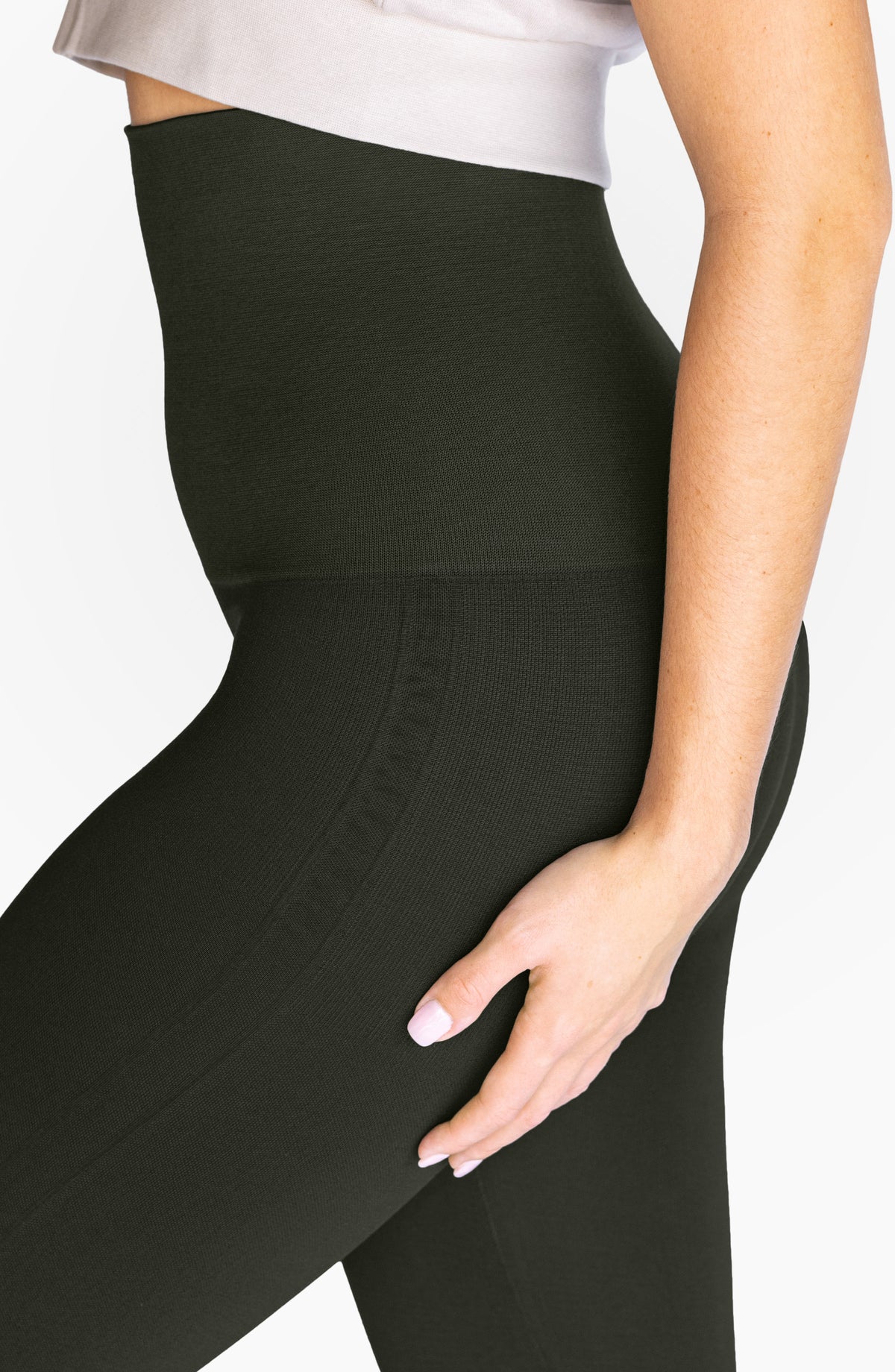 Bellefit High Waist Postpartum Support Leggings In Black