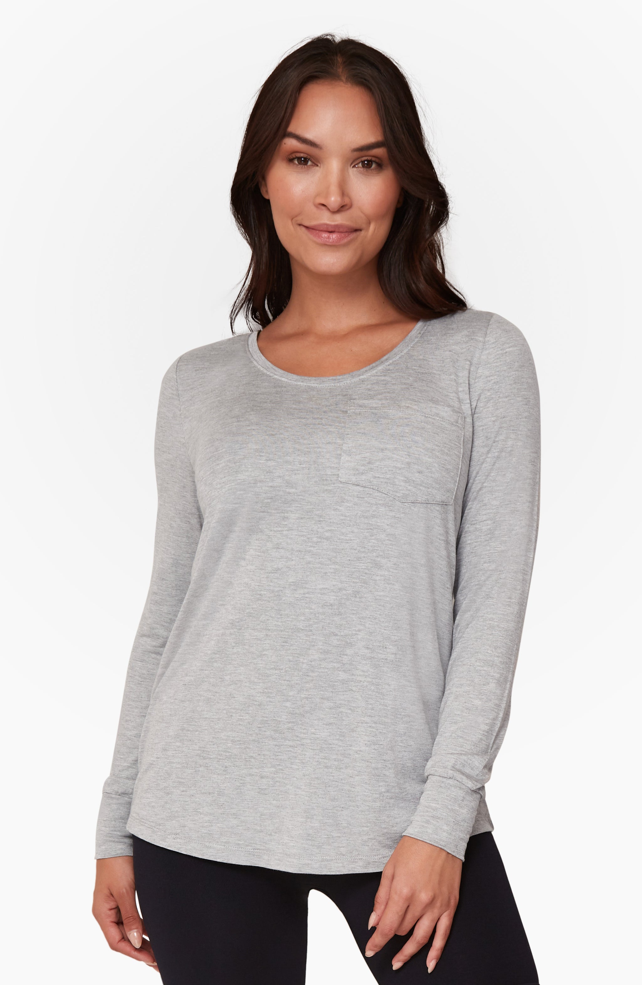 Long Sleeve Nursing Top Belly Bandit